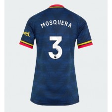 Arsenal Cristhian Mosquera #3 Bortatröja Dam 2026-27 Korta ärmar